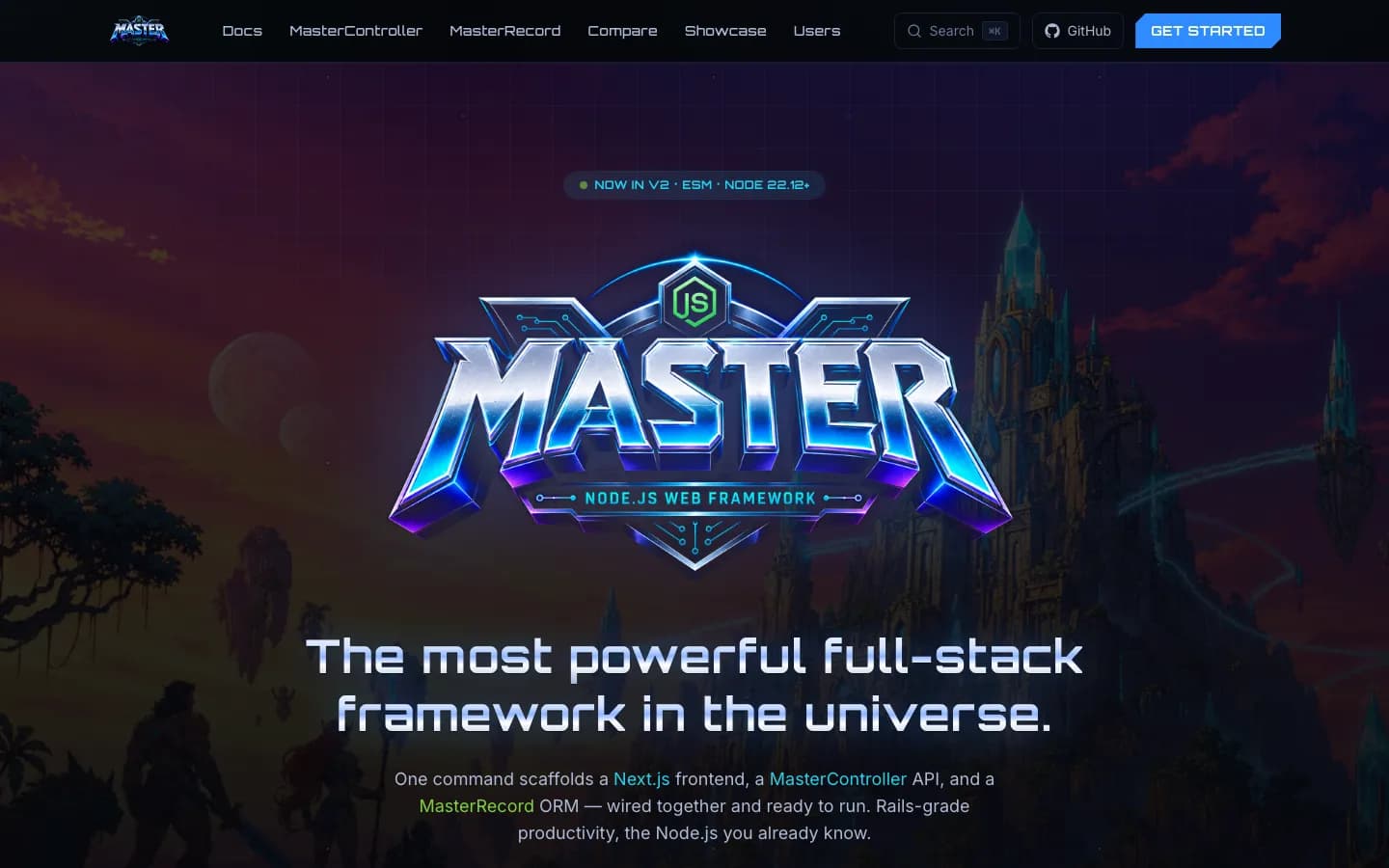 MasterJS website